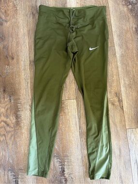 Nike olive green leggings large women